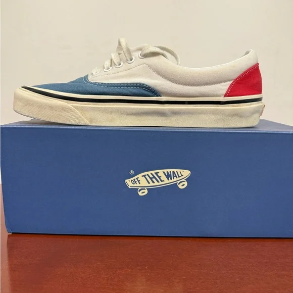 Vans 95 DX Red / White / Blue classic style Sneakers - Picture 5 of 9